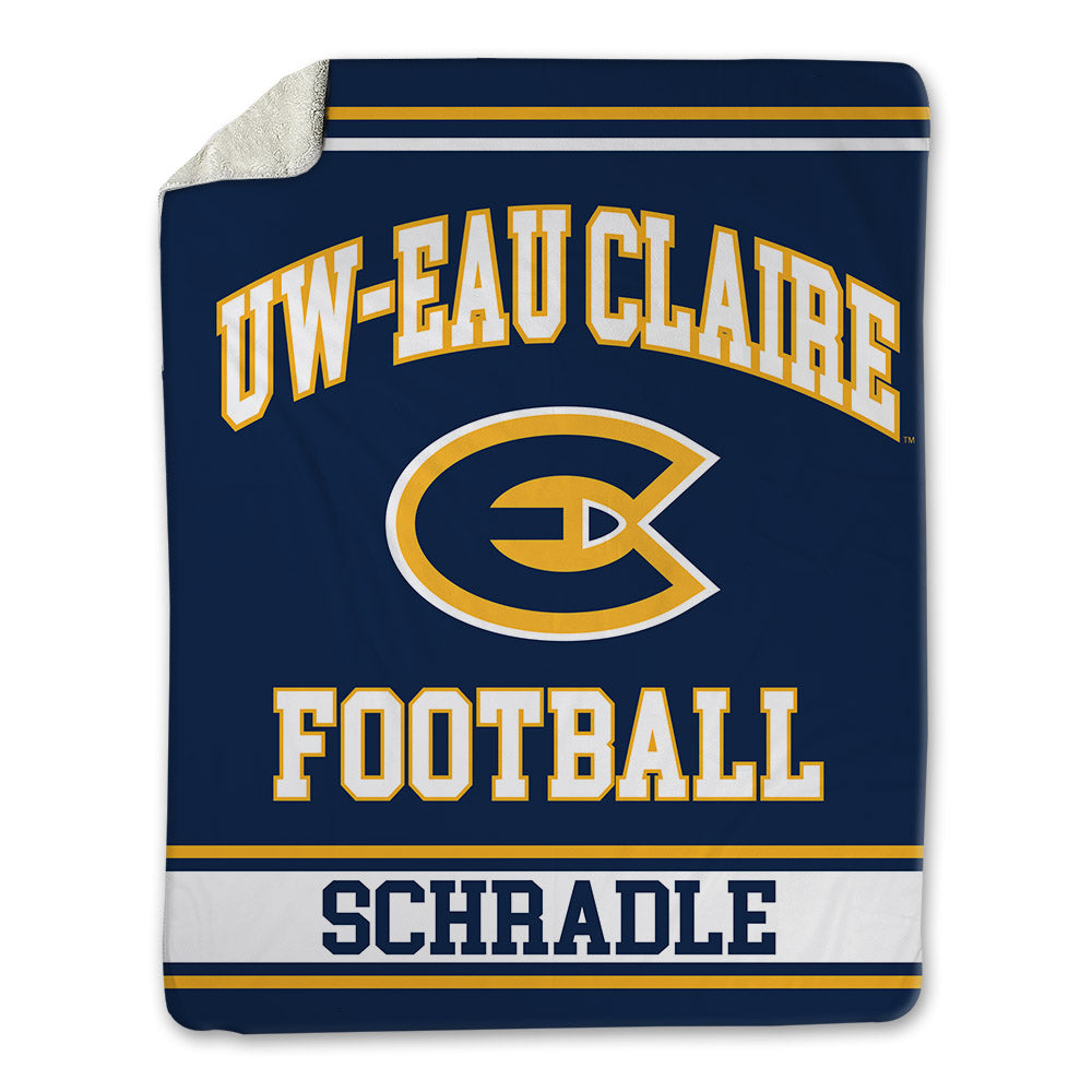 UW Eau Claire - NCAA Football : Sam Schradle - Blanket-0