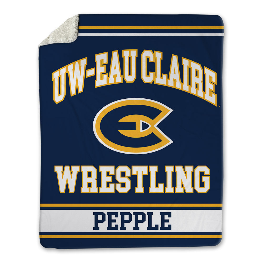 UW Eau Claire - NCAA Wrestling : Ian Pepple - Blanket-0