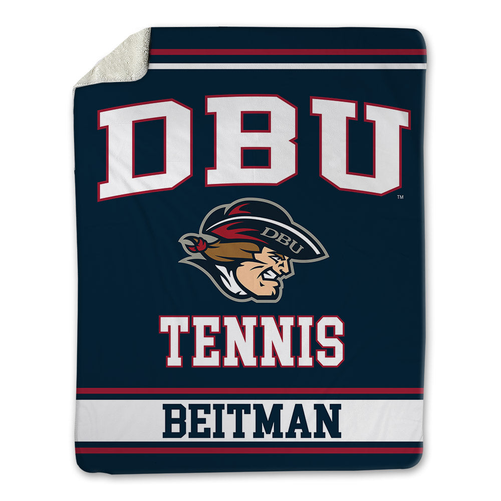 Dallas Baptist - NCAA Men's Tennis : Arturo Beitman - Blanket-0