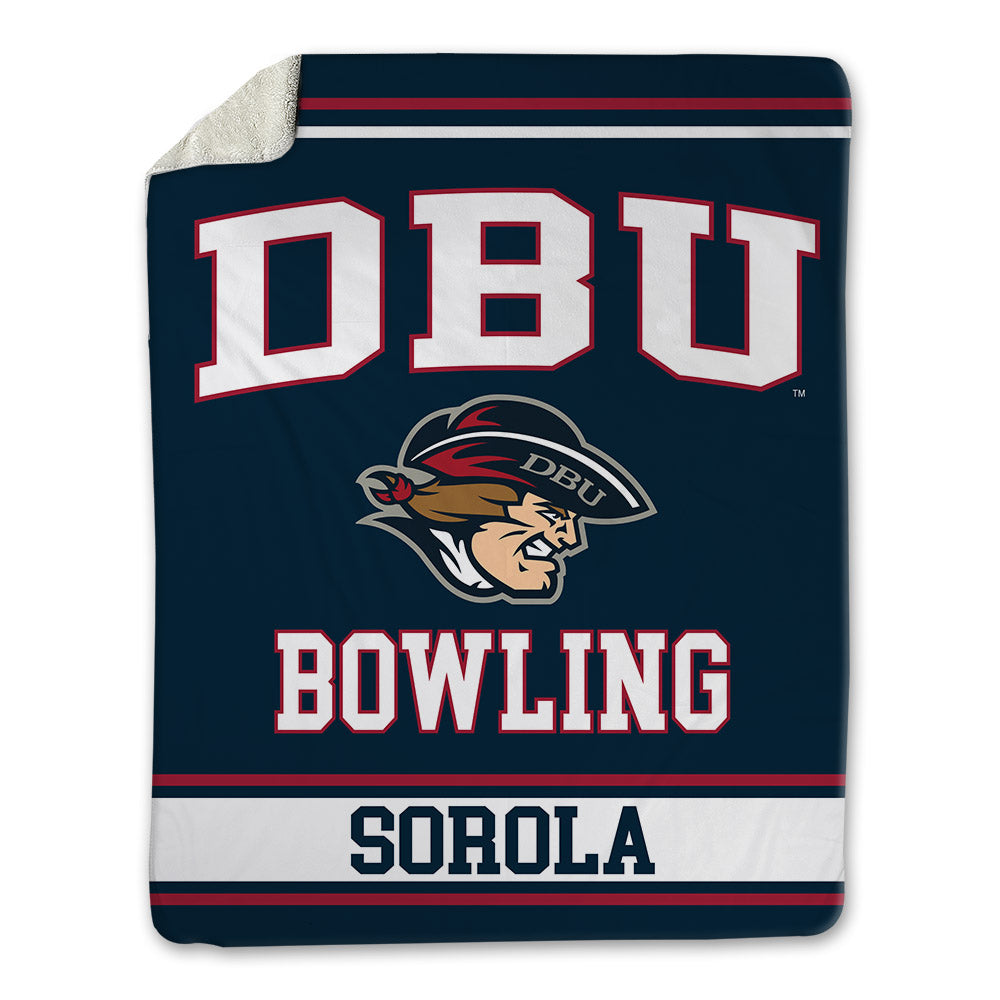 Dallas Baptist - NCAA Women's Bowling : Travis Sorola - Blanket-0