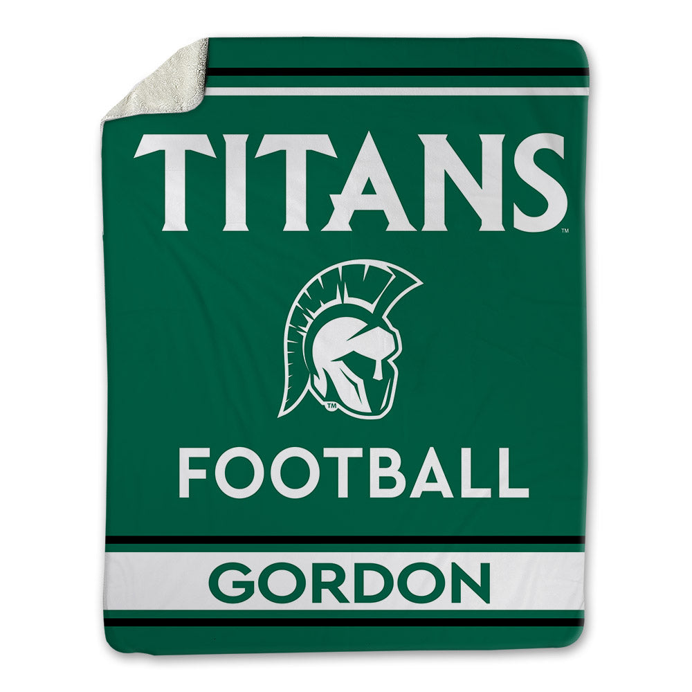 Illinois Wesleyan - NCAA Football : Matthew Gordon - Blanket-0