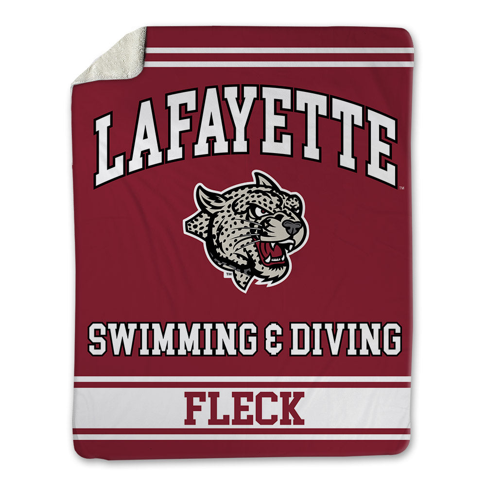 Lafayette College - NCAA Women's Swimming & Diving : Kristina Fleck - Blanket-0