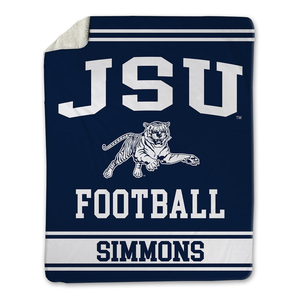 Jackson State - NCAA Football : Errick Simmons - Blanket-0