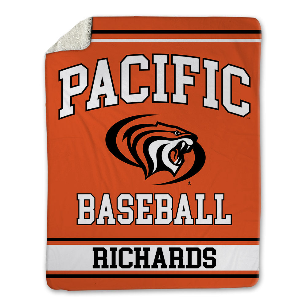 Pacific - NCAA Baseball : Peyton Richards - Blanket-0