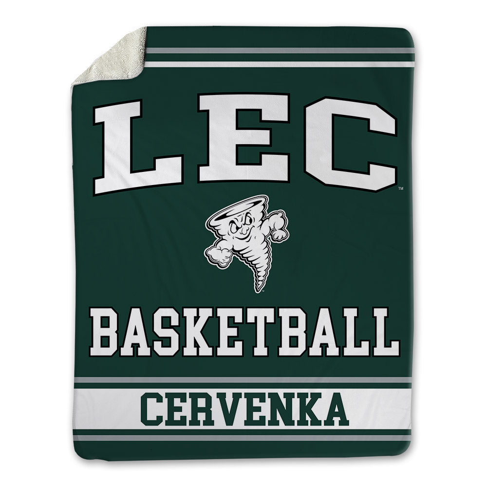 Lake Erie College - NCAA Men's Basketball : Riley Cervenka - Blanket-0