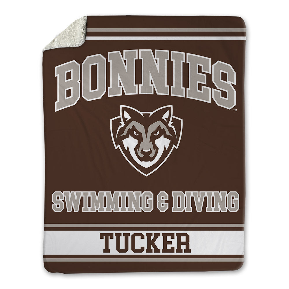 St. Bonaventure - NCAA Men's Swimming & Diving : Maxwell Tucker - Blanket-0