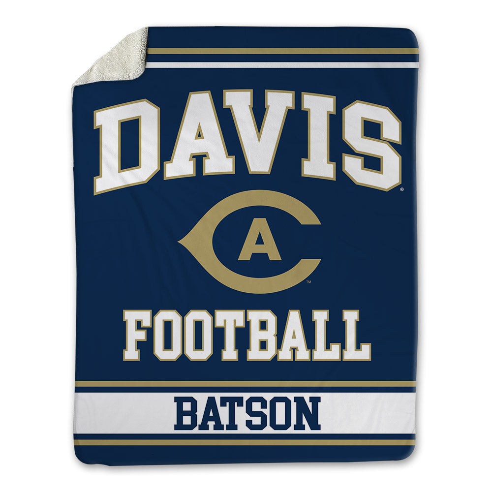 UC Davis - NCAA Football : Cole Batson - Blanket-0
