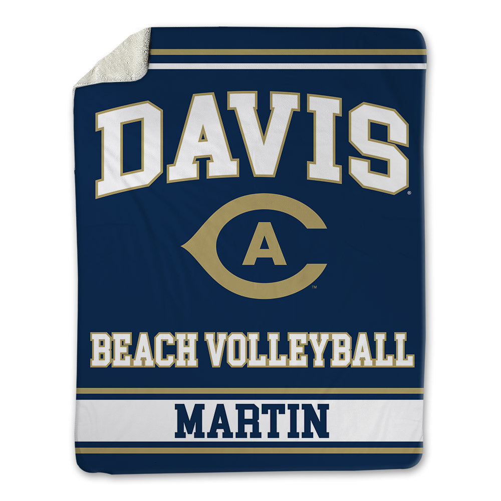 UC Davis - NCAA Beach Volleyball : Kirra Martin - Blanket-0