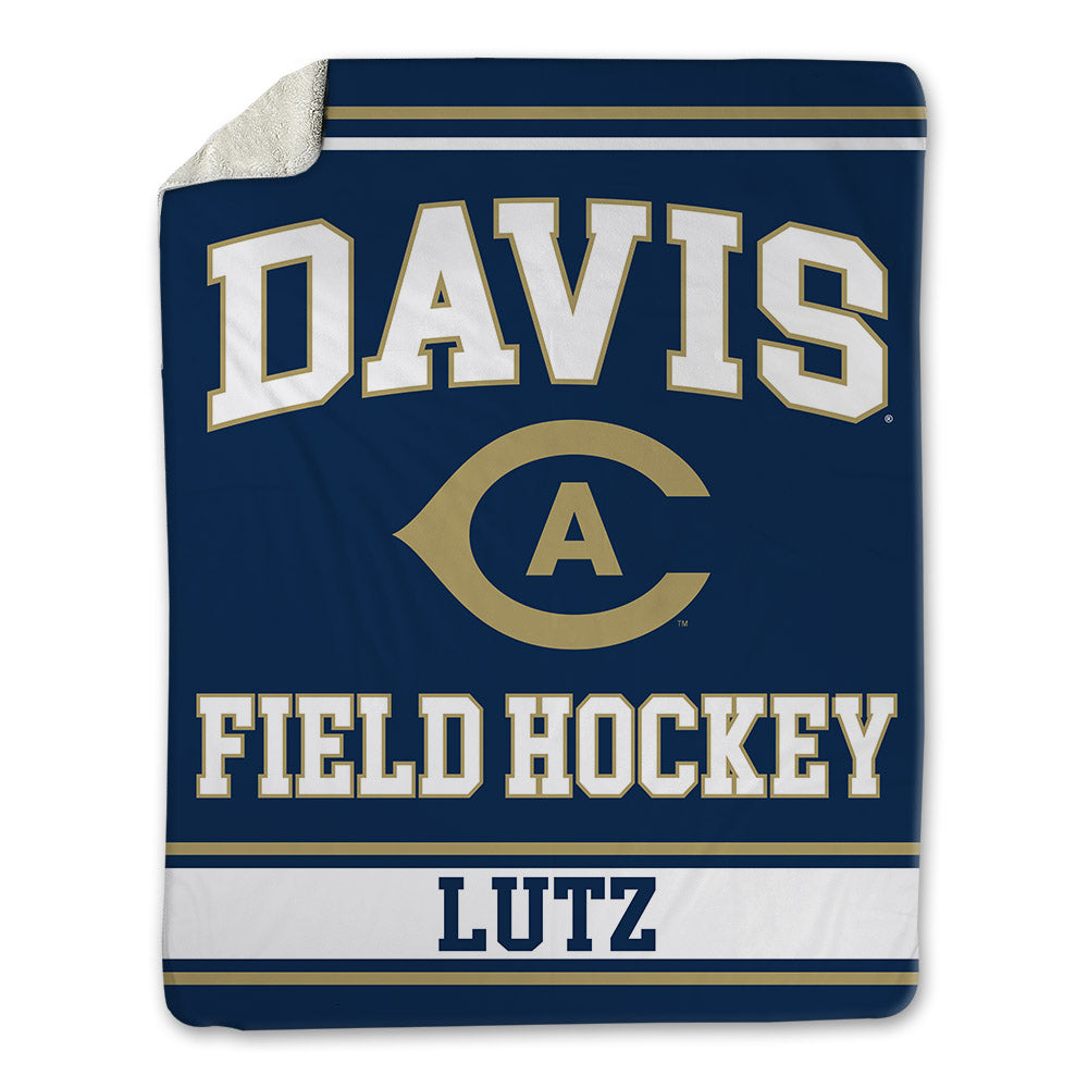 UC Davis - NCAA Women's Field Hockey : Mary-katherine Lutz - Blanket-0