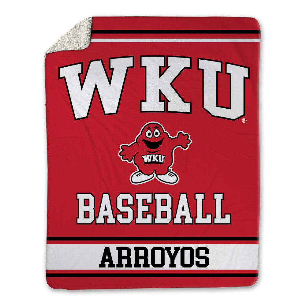 Western Kentucky - NCAA Baseball : Lane Arroyos - Blanket-0