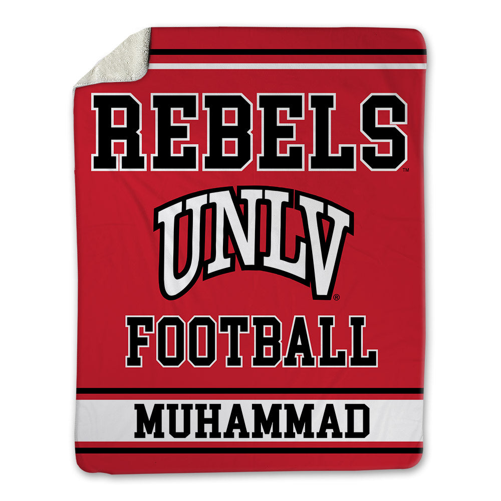 UNLV - NCAA Football : Yasir Muhammad - Blanket-0