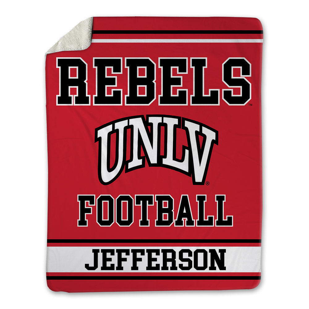 UNLV - NCAA Football : Velltray Jefferson - Blanket-0