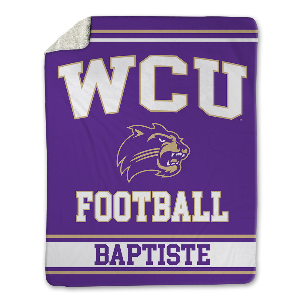 Western Carolina - NCAA Football : vanier Baptiste - Blanket-0