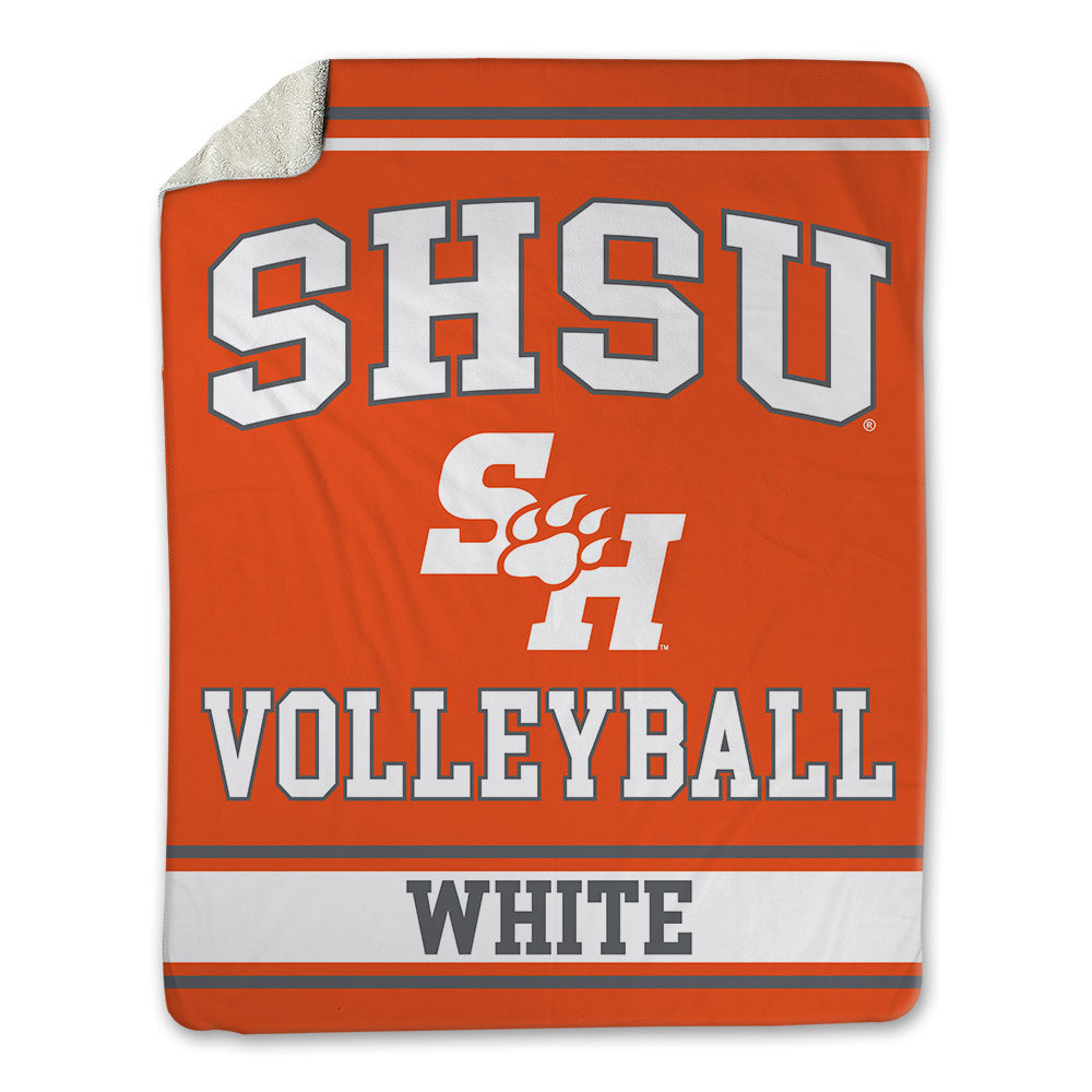 SHSU - NCAA Women's Volleyball : Shaelin White - Blanket-0