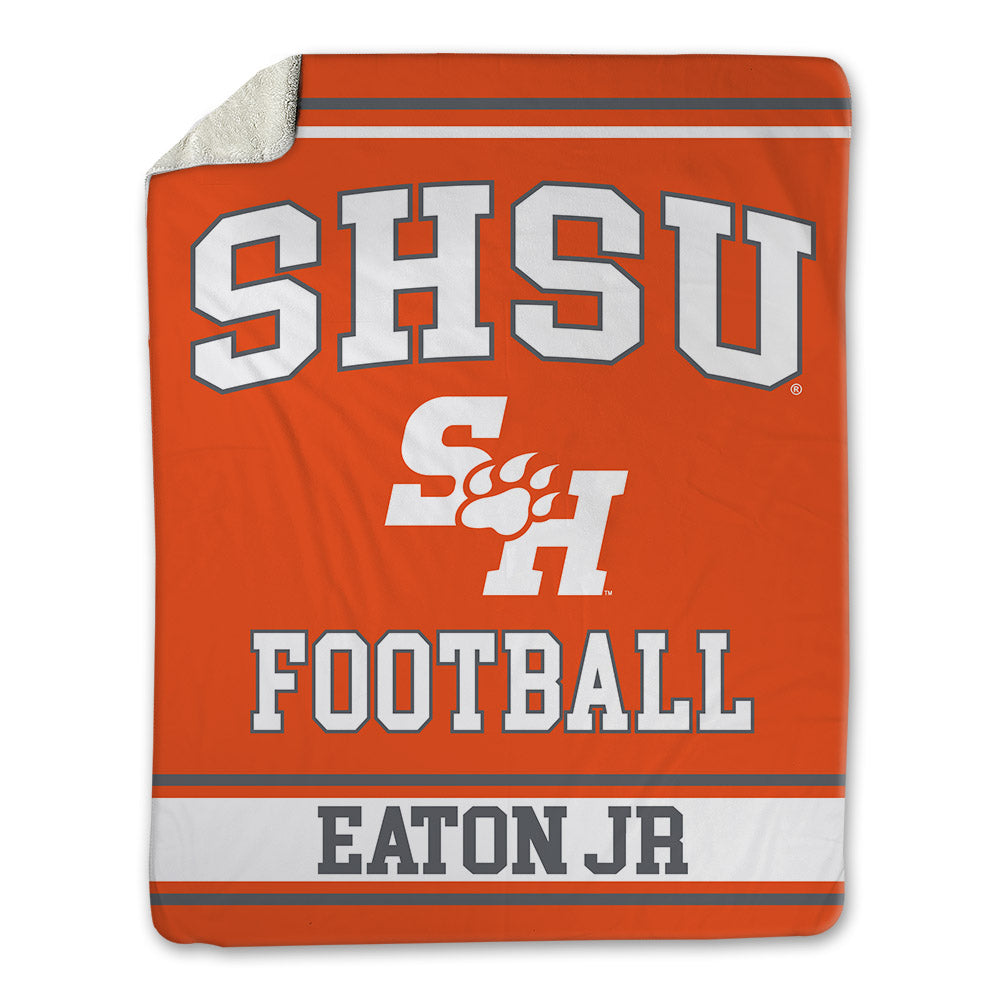 SHSU - NCAA Football : Christopher Eaton Jr - Blanket-0