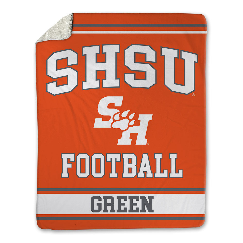 SHSU - NCAA Football : Elijah Green - Blanket-0