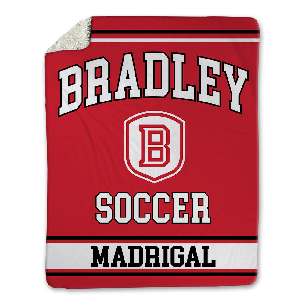 Bradley - NCAA Men's Soccer : Emilio Madrigal - Blanket-0