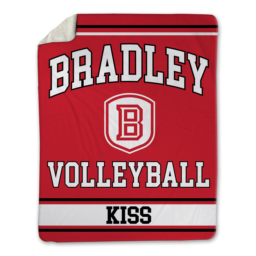 Bradley - NCAA Women's Volleyball : Anna Kiss - Blanket-0