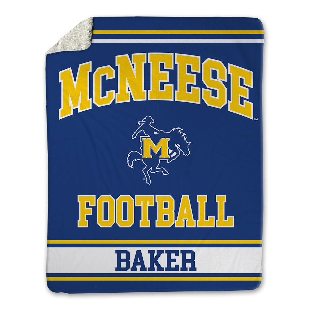 McNeese State - NCAA Football : Trent Baker - Blanket-0