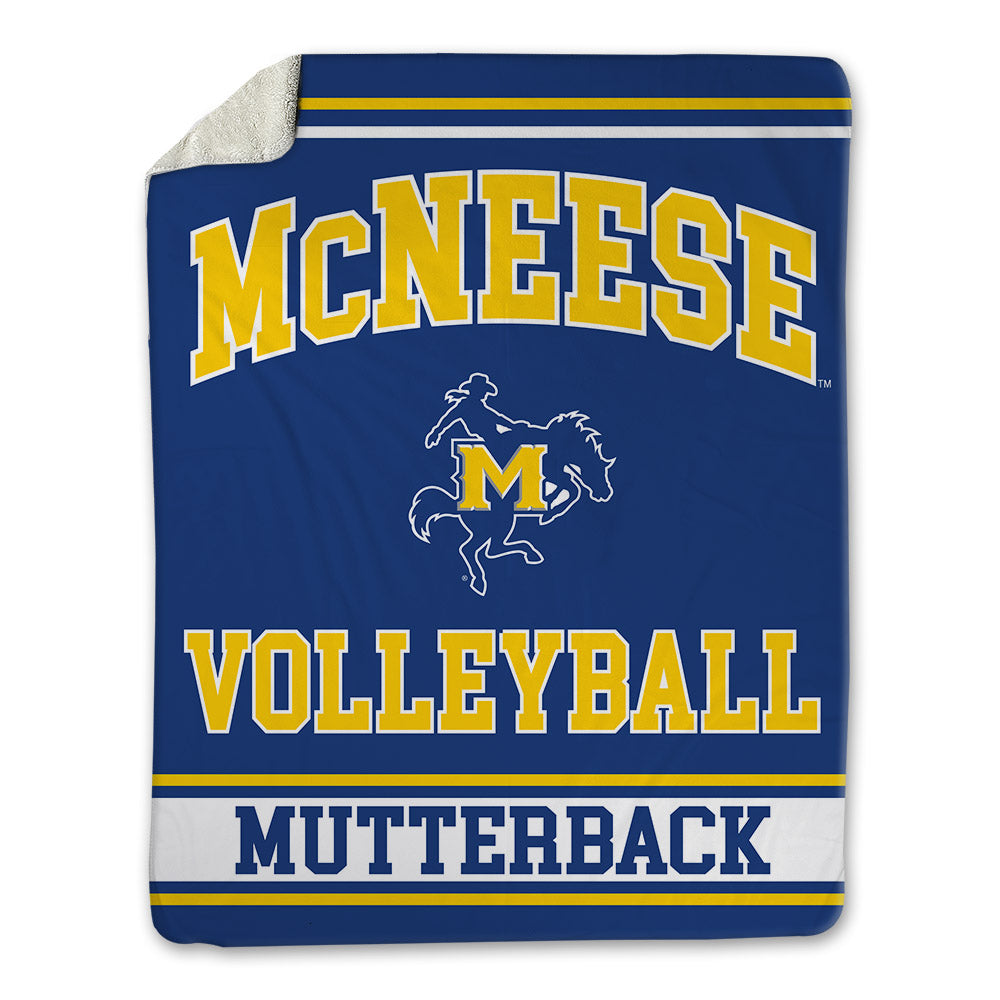 McNeese State - NCAA Women's Volleyball : Maleah Mutterback - Blanket-0