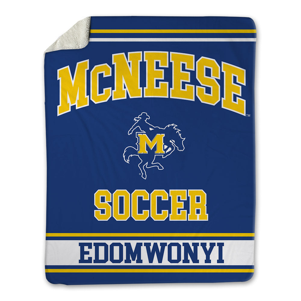 McNeese State - NCAA Women's Soccer : Elizabeth Edomwonyi - Blanket-0