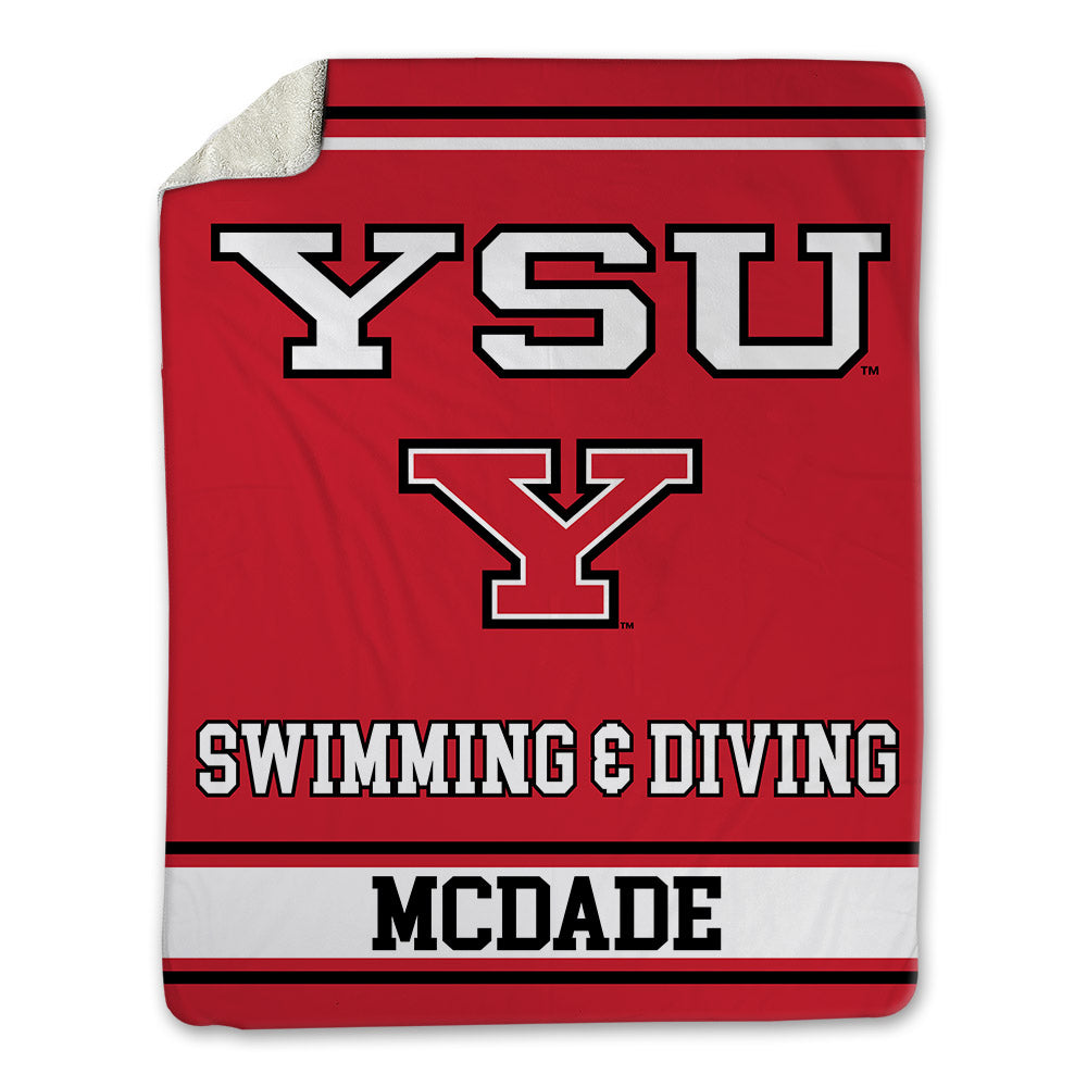 Youngstown State - NCAA Men's Swimming & Diving : Kyle McDade - Blanket-0