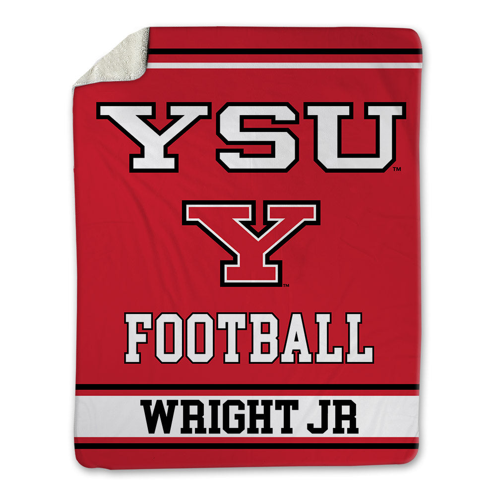 Youngstown State - NCAA Football : Mike Wright jr - Blanket-0