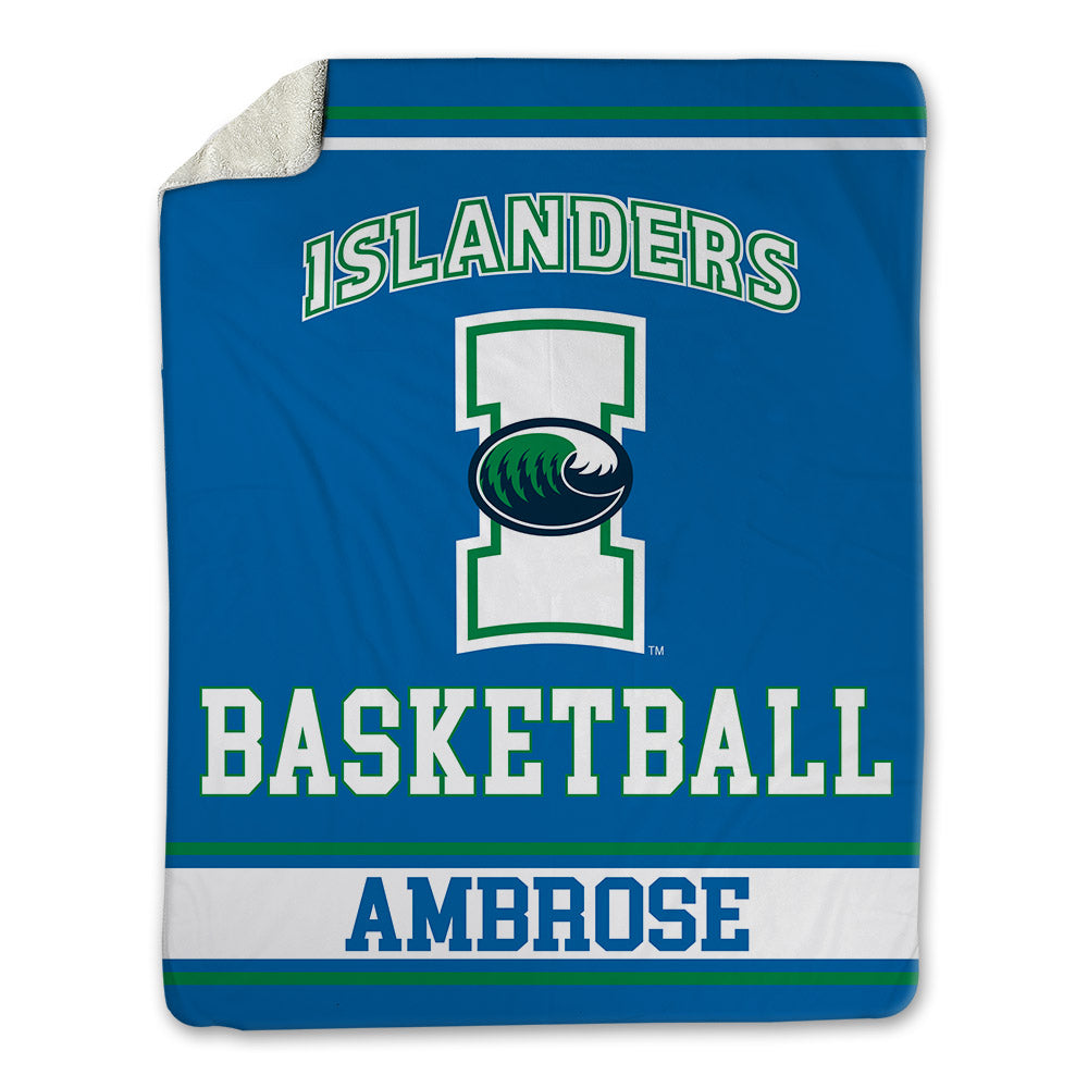 Texas A&M Corpus Christi - NCAA Men's Basketball : Jamal ambrose - Blanket-0