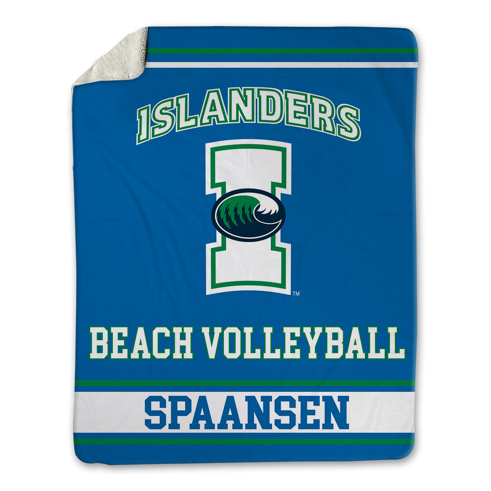 Texas A&M Corpus Christi - NCAA Beach Volleyball : Tess Spaansen - Blanket-0