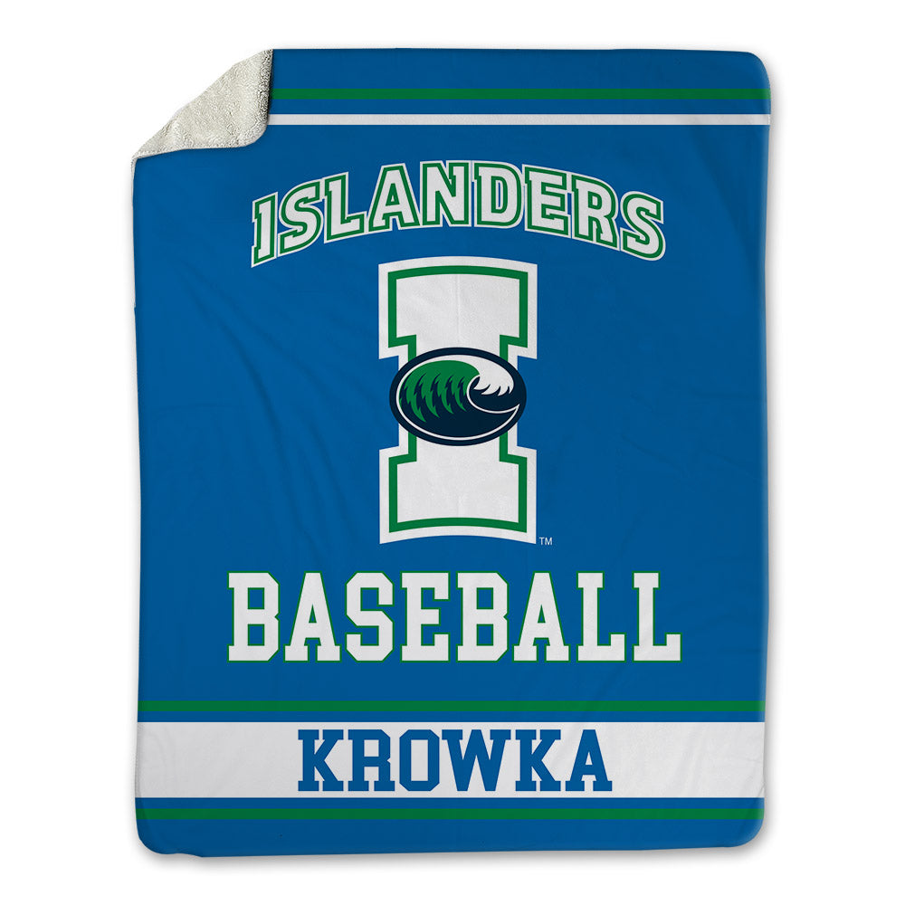 Texas A&M Corpus Christi - NCAA Baseball : Karson Krowka - Blanket-0