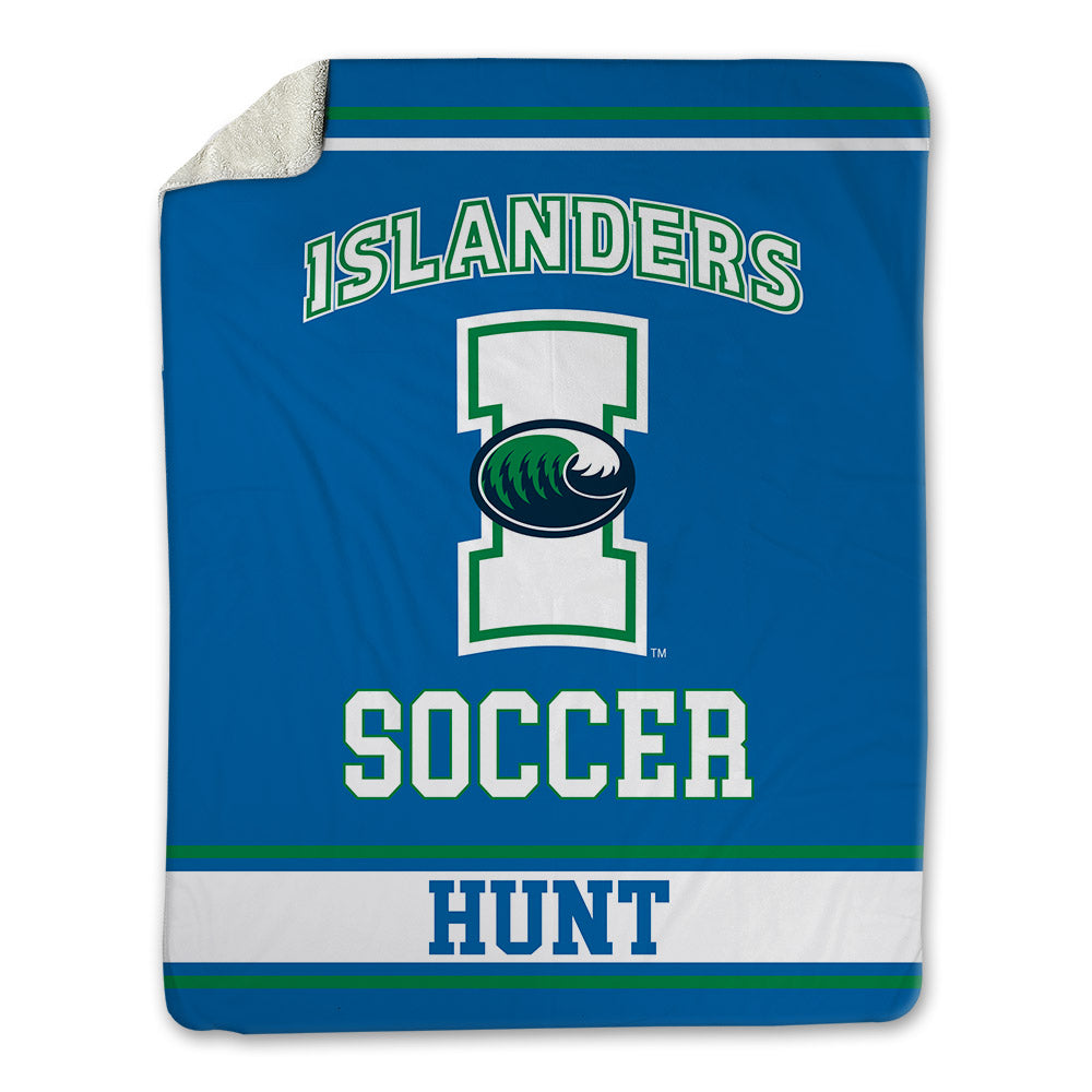 Texas A&M Corpus Christi - NCAA Women's Soccer : Ava Hunt - Blanket-0