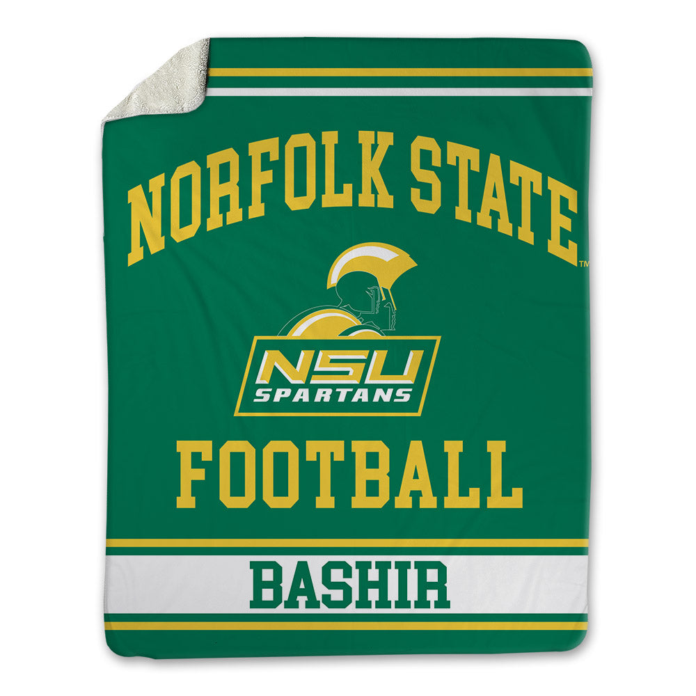 Norfolk State - NCAA Football : Nasir Bashir - Blanket-0
