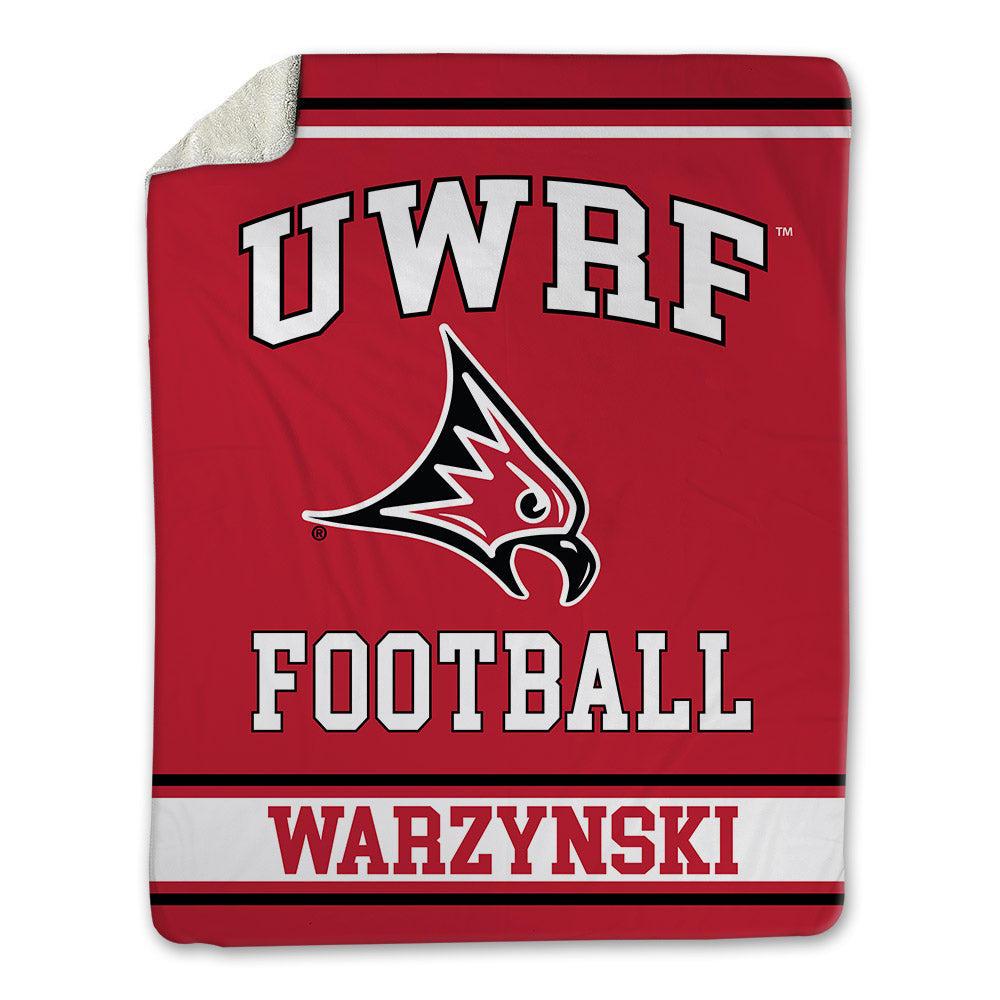 UW River Falls - NCAA Football : Riley Warzynski - Blanket-0