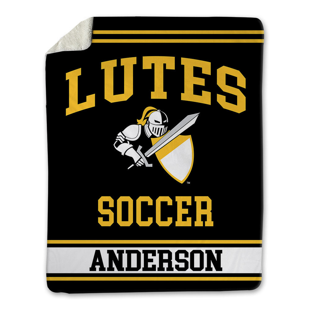 PLU - NCAA Men's Soccer : Mattias Anderson - Blanket-0