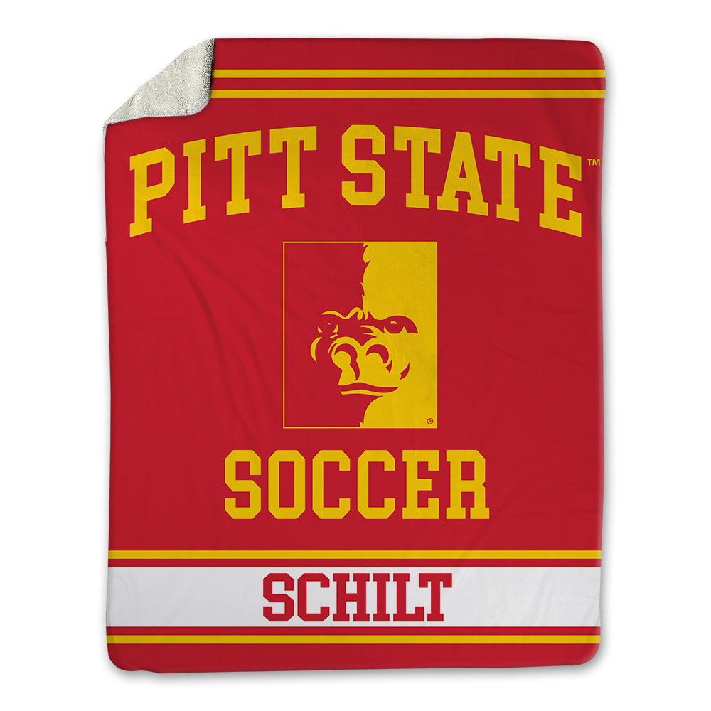 Pitt State - NCAA Women's Soccer : Sabrina Schilt - Blanket-0