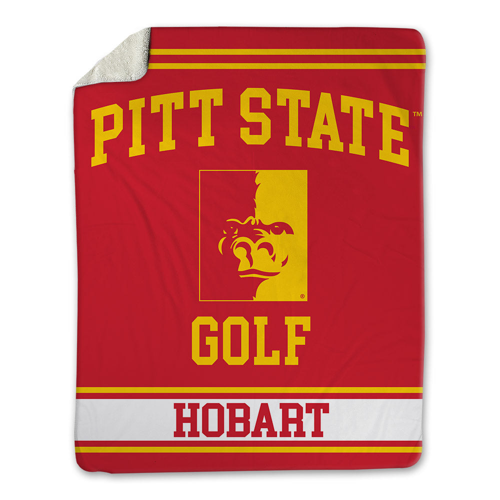 Pitt State - NCAA Men's Golf : David Hobart - Blanket-0