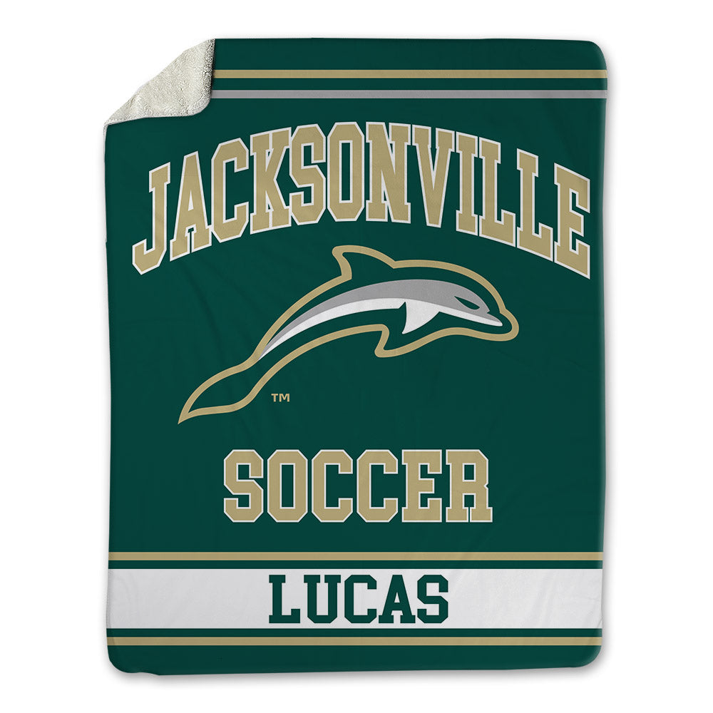 Jacksonville - NCAA Women's Soccer : Juliette Lucas - Blanket-0