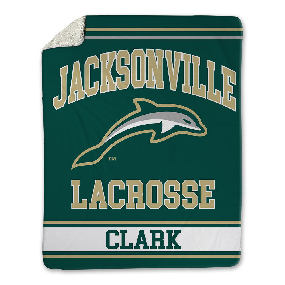 Jacksonville - NCAA Men's Lacrosse : Michael Clark - Blanket-0