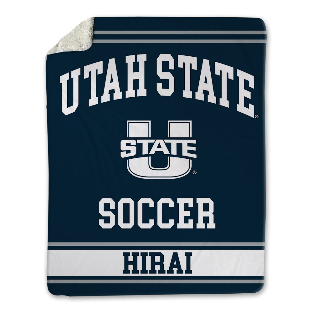 Utah State - NCAA Women's Soccer : kunie hirai - Blanket-0