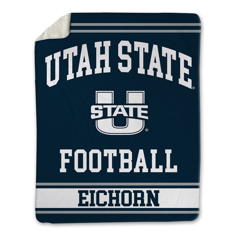 Utah State - NCAA Football : Jake Eichorn - Blanket-0
