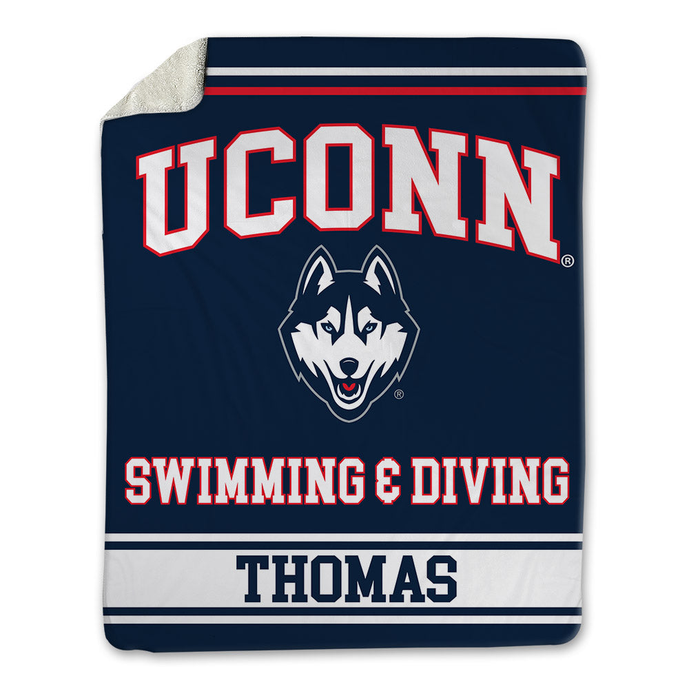 UConn - NCAA Women's Swimming & Diving : MacKenzie Thomas - Blanket-0