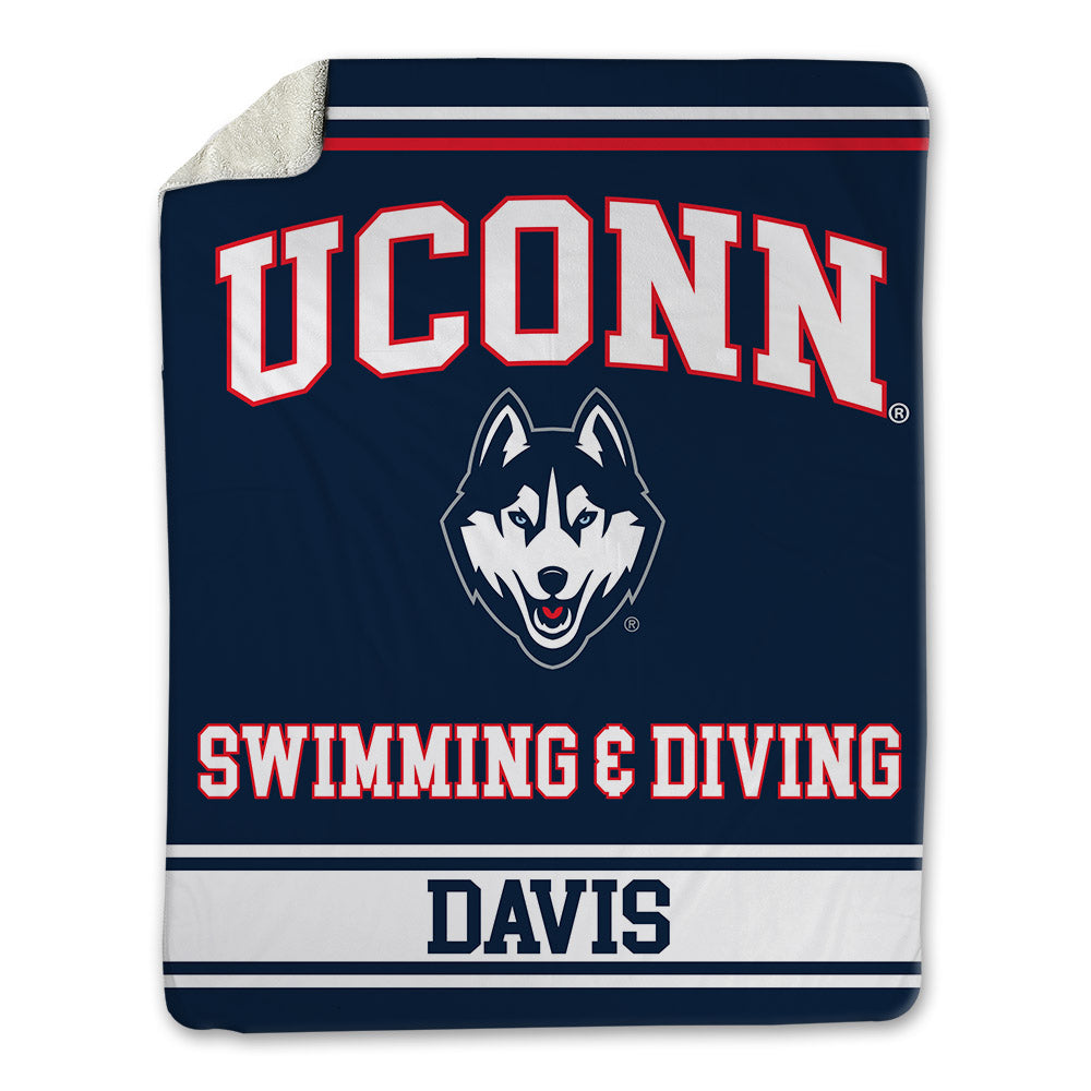 UConn - NCAA Women's Swimming & Diving : Bridget Davis - Blanket-0