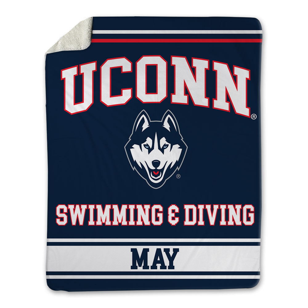 UConn - NCAA Women's Swimming & Diving : Emma May - Blanket-0