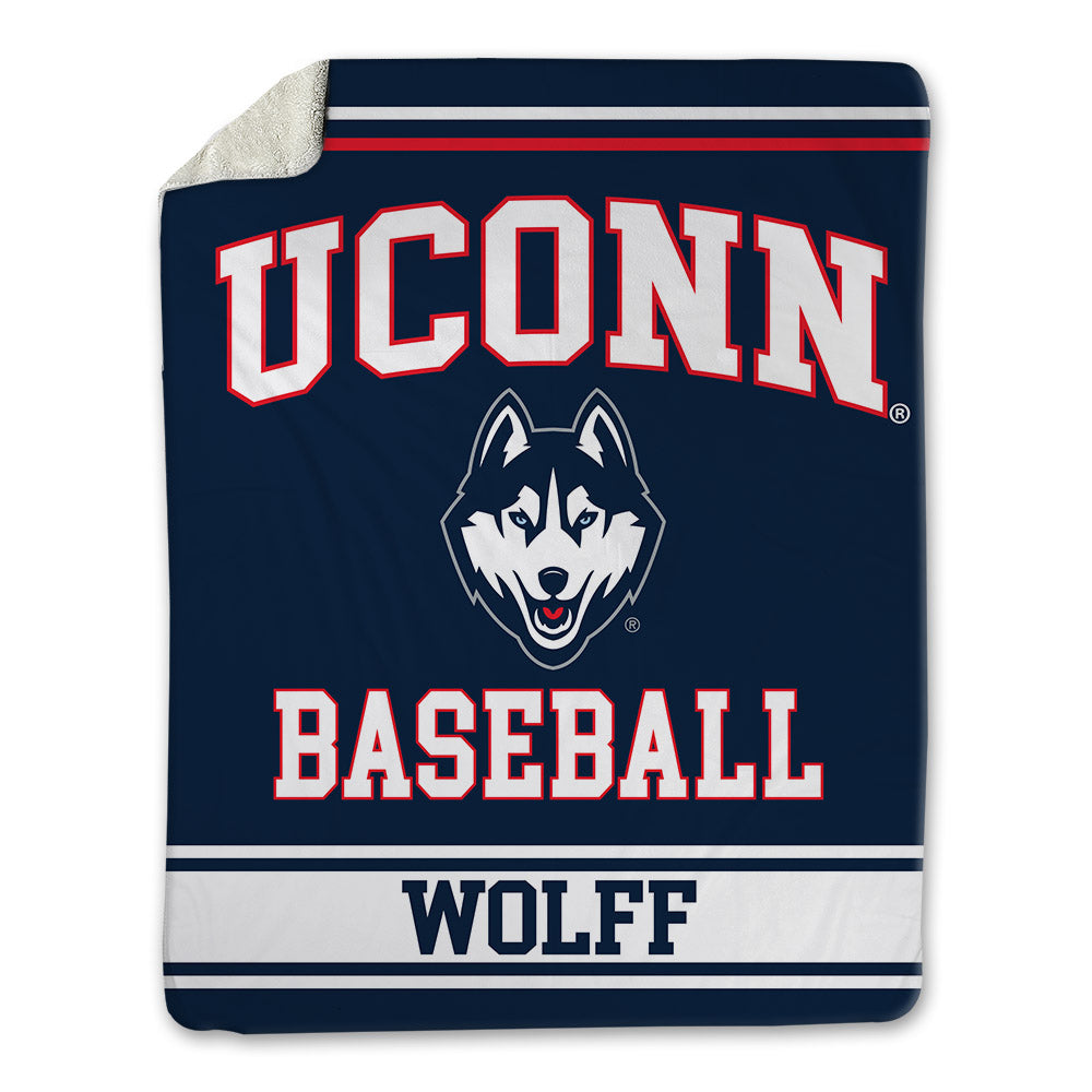UConn - NCAA Baseball : Devin Wolff - Blanket-0