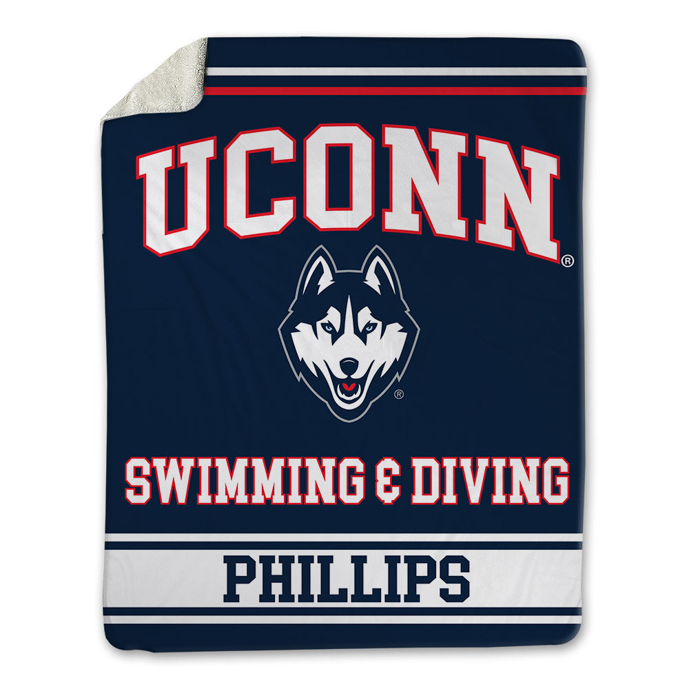 UConn - NCAA Women's Swimming & Diving : Courtney Phillips - Blanket-0