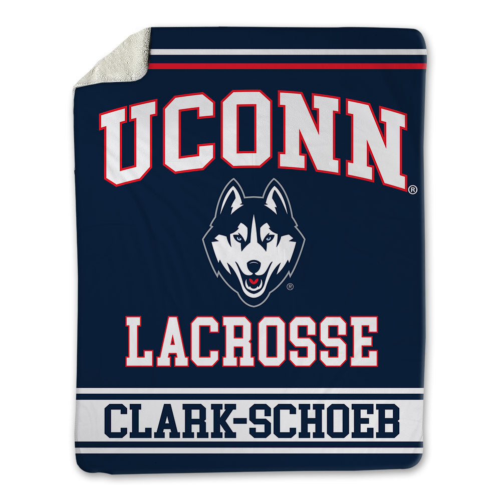 UConn - NCAA Women's Lacrosse : Barlow Clark-Schoeb - Blanket-0