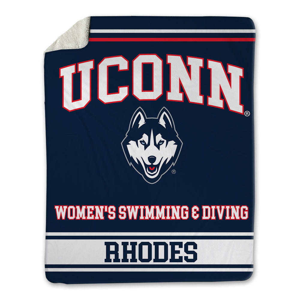 UConn - NCAA Women's Swimming & Diving : Maggie Rhodes - Blanket-0