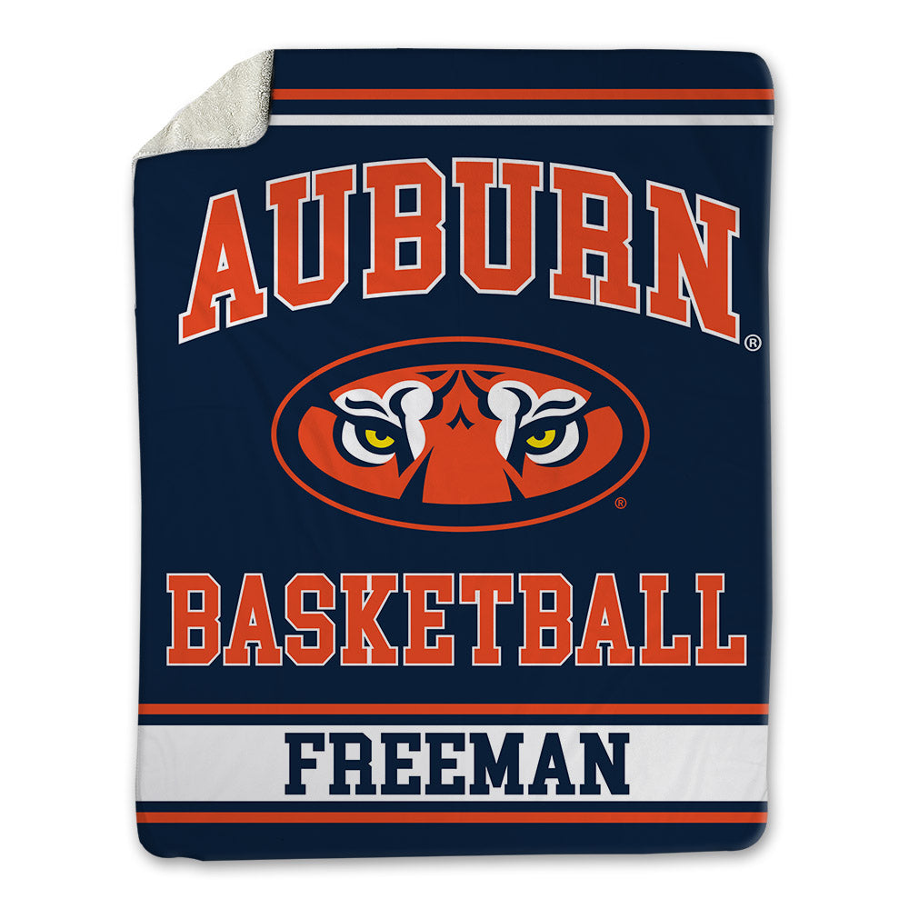 Auburn - NCAA Men's Basketball : Elyjah Freeman - Blanket-0