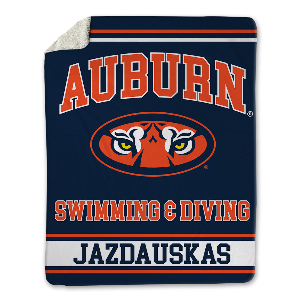 Auburn - NCAA Men's Swimming & Diving : Rokas Jazdauskas - Blanket-0