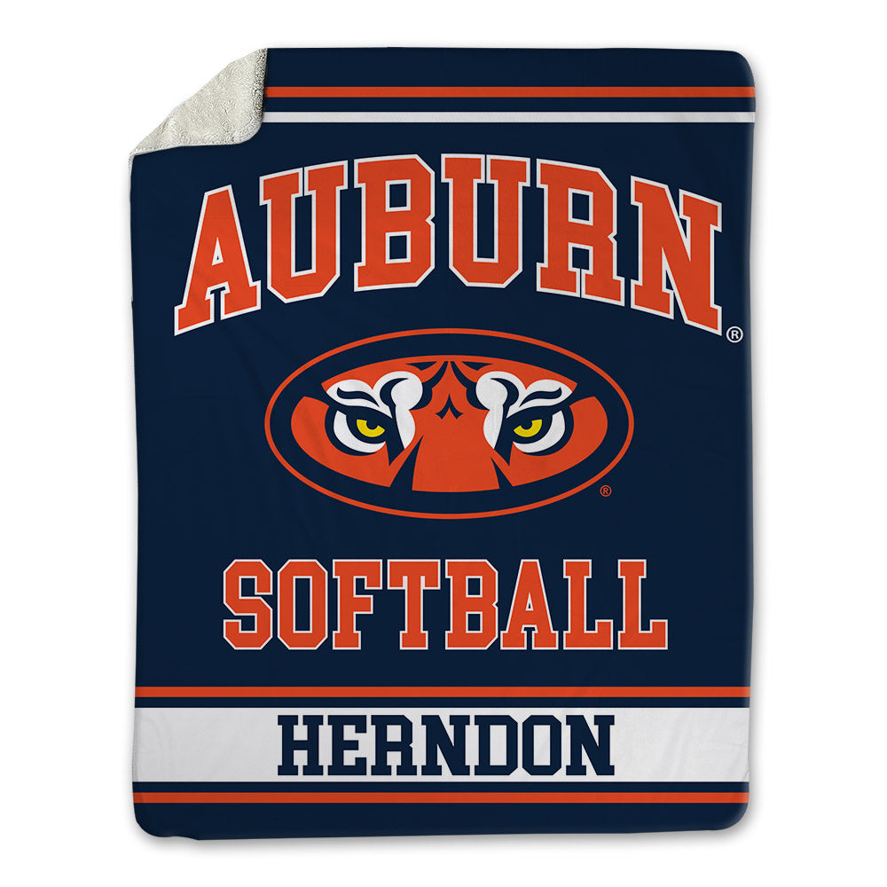 Auburn - NCAA Softball : Abby Herndon - Blanket-0